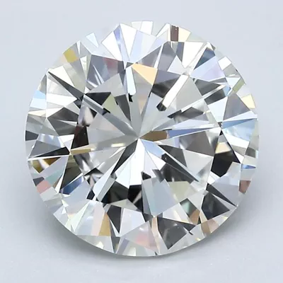 3.45ct J VS1 Very Good Cut Round Diamond