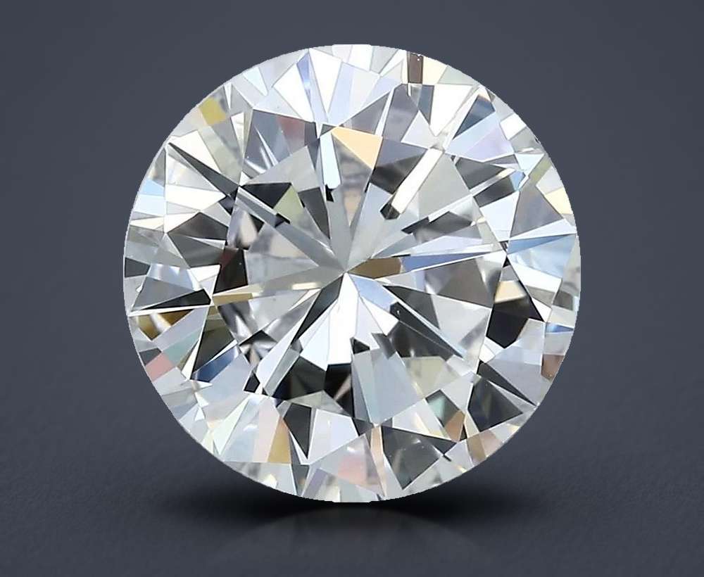 3.45ct J VS1 Very Good Cut Round Diamond