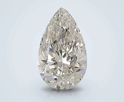 0.98ct F VVS2 Rare Carat Ideal Cut Pear Lab Grown Diamond