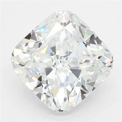 3.05ct E VVS2 Rare Carat Ideal Cut Cushion Lab Grown Diamond