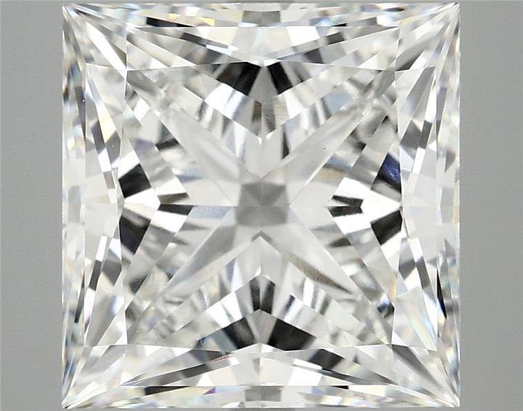 8.05ct F VVS2 Rare Carat Ideal Cut Princess Lab Grown Diamond