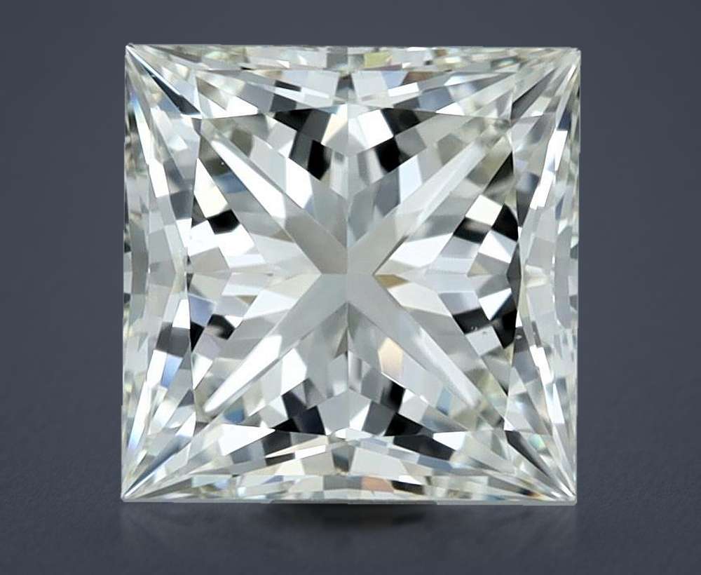 2.01ct J VS2 Rare Carat Ideal Cut Princess Diamond