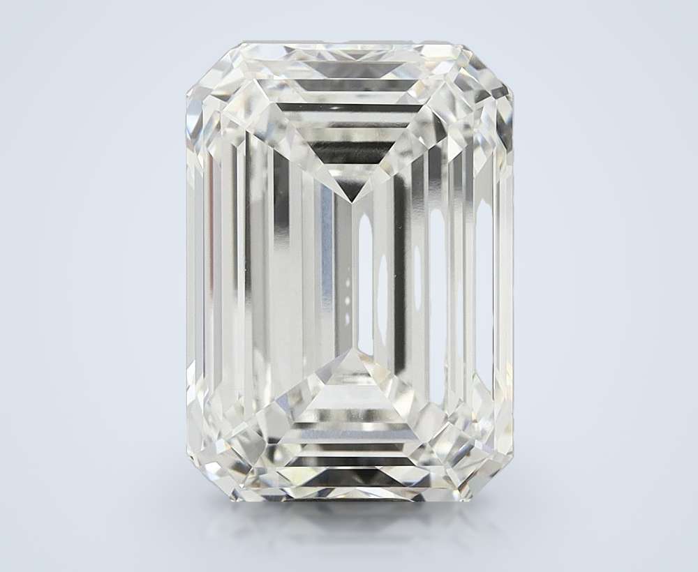 20.53ct G VVS2 Rare Carat Ideal Cut Emerald Lab Grown Diamond