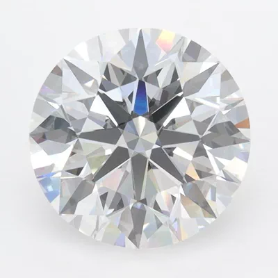 3.27ct D VVS2 Rare Carat Ideal Cut Round Lab Grown Diamond