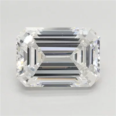6.04ct E VVS2 Rare Carat Ideal Cut Emerald Lab Grown Diamond