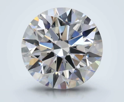 3.09ct E VS1 Rare Carat Ideal Cut Round Lab Grown Diamond