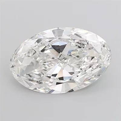 12.04ct F VVS2 Good Cut Oval Lab Grown Diamond