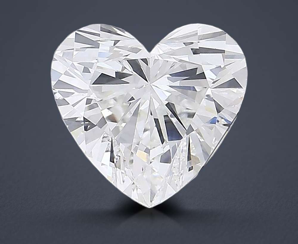 10.05ct F VVS2 Rare Carat Ideal Cut Heart Lab Grown Diamond