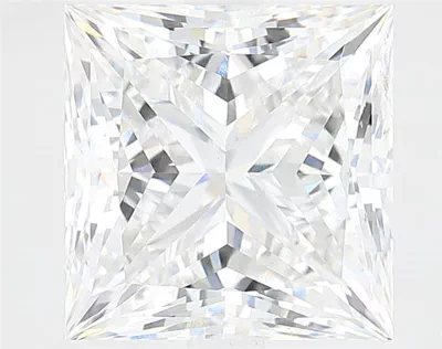 5.45ct F VS1 Rare Carat Ideal Cut Princess Lab Grown Diamond