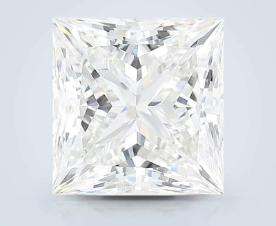 5.45ct F VS1 Rare Carat Ideal Cut Princess Lab Grown Diamond