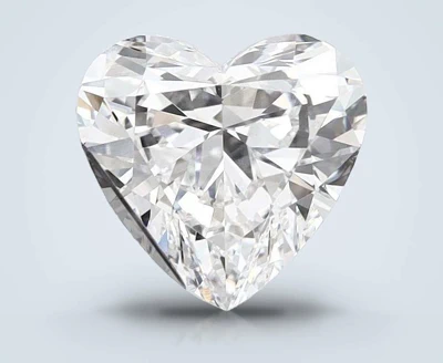 2.12ct E VVS2 Rare Carat Ideal Cut Heart Lab Grown Diamond