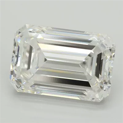 10.13ct F VS1 Excellent Cut Emerald Lab Grown Diamond