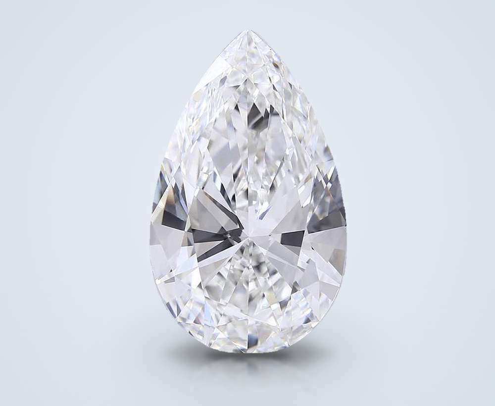 14.01ct G VVS2 Rare Carat Ideal Cut Pear Lab Grown Diamond