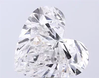 6.52ct E VS2 Rare Carat Ideal Cut Heart Lab Grown Diamond