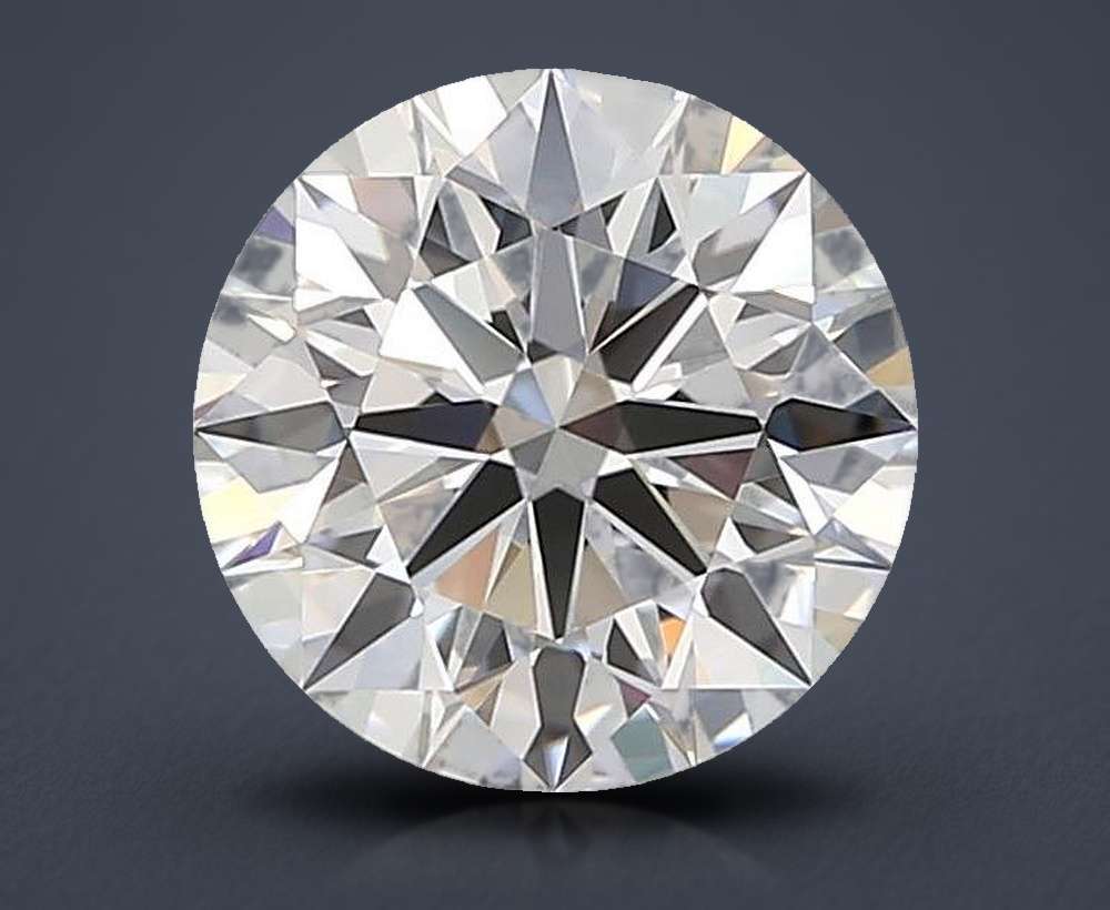2.12ct F VVS2 Rare Carat Ideal Cut Round Lab Grown Diamond