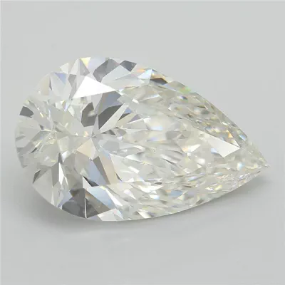 5.28ct G VS1 Rare Carat Ideal Cut Pear Lab Grown Diamond