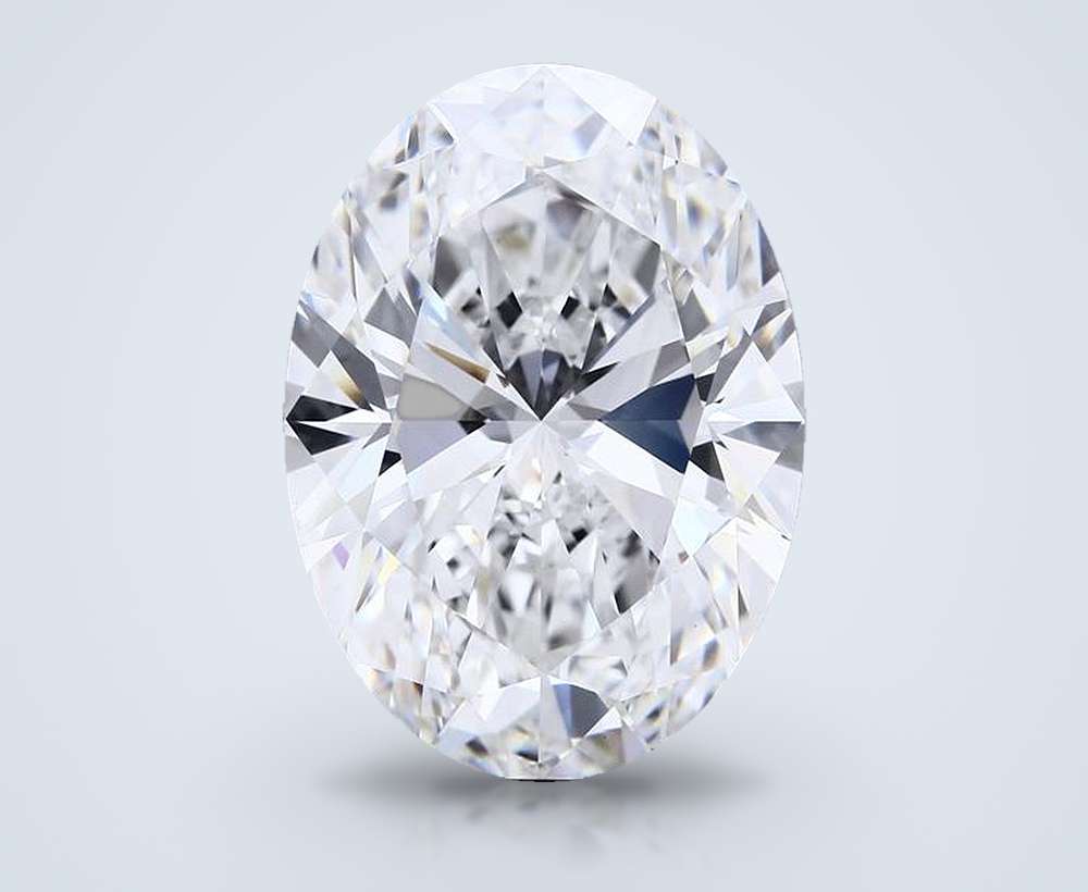 18.01ct E VS1 Rare Carat Ideal Cut Oval Lab Grown Diamond
