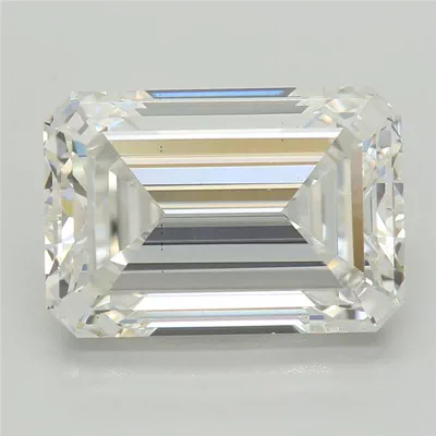 4.55ct E VS2 Rare Carat Ideal Cut Emerald Lab Grown Diamond