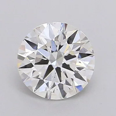 1.04ct F VS2 Rare Carat Ideal Cut Round Lab Grown Diamond