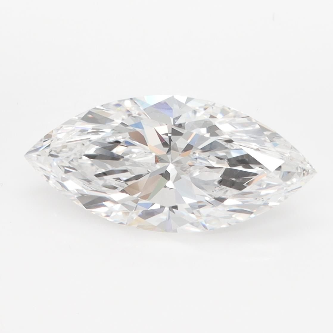 2.05ct D IF Rare Carat Ideal Cut Marquise Lab Grown Diamond