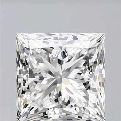 5.09ct G VS1 Rare Carat Ideal Cut Princess Lab Grown Diamond