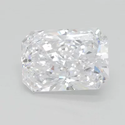 2.10ct D VVS2 Rare Carat Ideal Cut Radiant Lab Grown Diamond