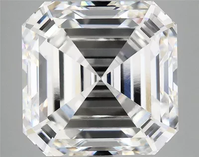 8.14ct F VVS2 Rare Carat Ideal Cut Asscher Lab Grown Diamond