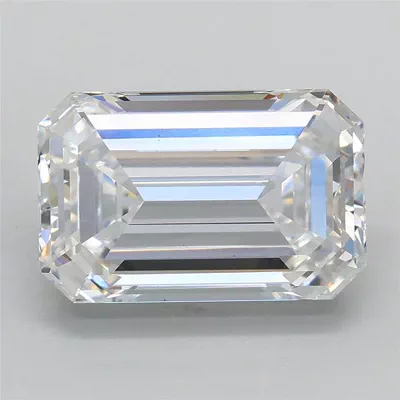 3.09ct D VS1 Rare Carat Ideal Cut Emerald Lab Grown Diamond