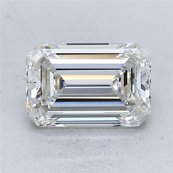 1.57ct H VVS2 Rare Carat Ideal Cut Emerald Lab Grown Diamond
