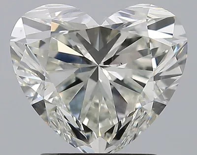 2.21ct J VS2 Rare Carat Ideal Cut Heart Diamond