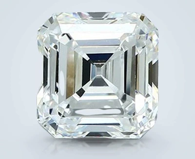 3.29ct D VS1 Rare Carat Ideal Cut Asscher Diamond