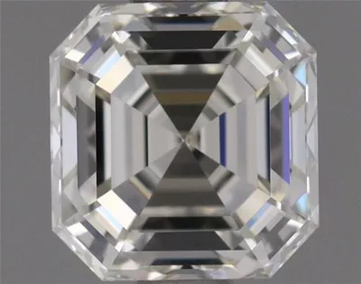 0.91ct I VVS2 Rare Carat Ideal Cut Asscher Diamond