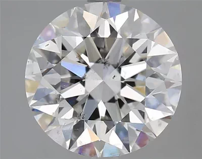 3.70ct H SI2 Rare Carat Ideal Cut Round Diamond