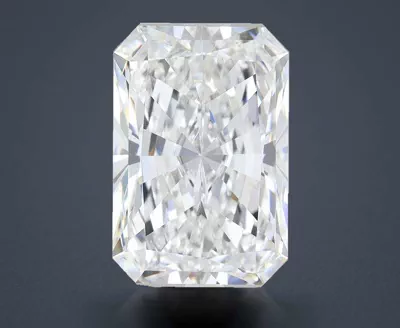 15.47ct F VVS2 Rare Carat Ideal Cut Radiant Lab Grown Diamond