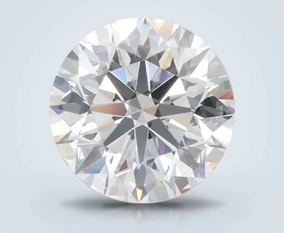 4.26ct D FL Rare Carat Ideal Cut Round Lab Grown Diamond