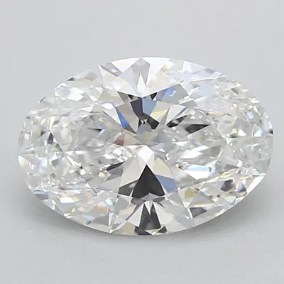 2.08ct D VVS1 Rare Carat Ideal Cut Oval Lab Grown Diamond