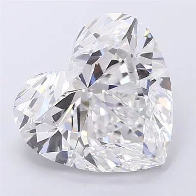 5.14ct E VVS2 Rare Carat Ideal Cut Heart Lab Grown Diamond