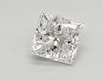 0.56ct D VS1 Rare Carat Ideal Cut Princess Lab Grown Diamond