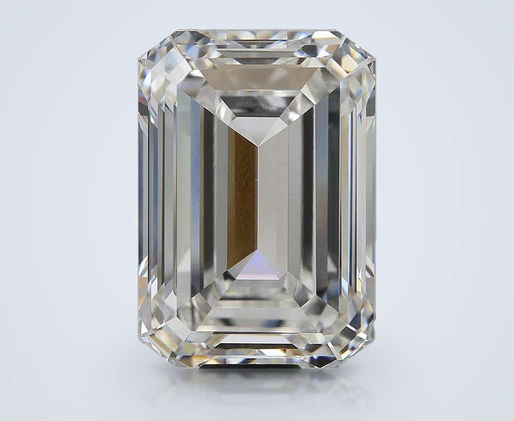20.05ct F VS1 Rare Carat Ideal Cut Emerald Lab Grown Diamond