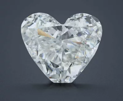 1.08ct I SI1 Good Cut Heart Diamond