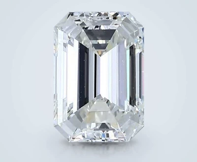 2.00ct H VS2 Rare Carat Ideal Cut Emerald Diamond