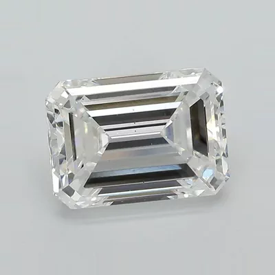 4.07ct E VS2 Excellent Cut Emerald Lab Grown Diamond