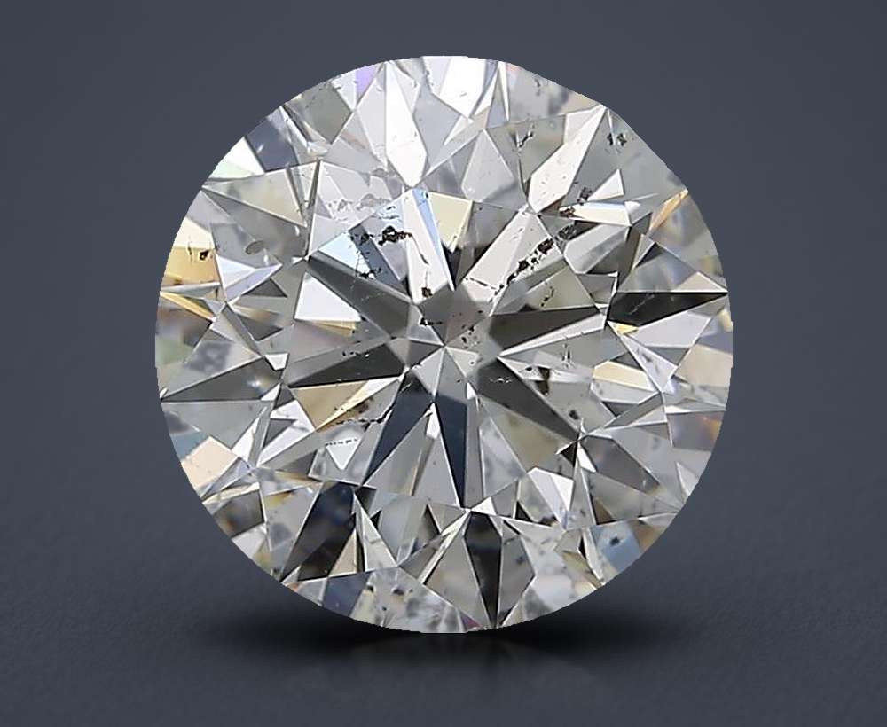 3.01ct G SI2 Excellent Cut Round Diamond