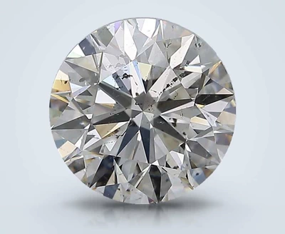 3.01ct G SI2 Excellent Cut Round Diamond