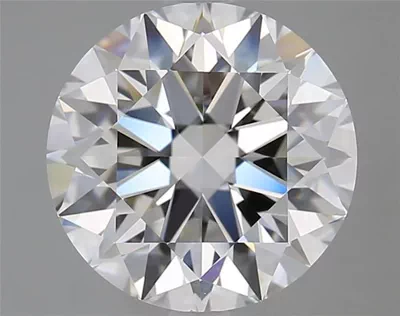 3.21ct H VVS2 Rare Carat Ideal Cut Round Diamond