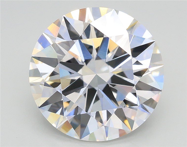 4.03ct F VS1 Excellent Cut Round Lab Grown Diamond