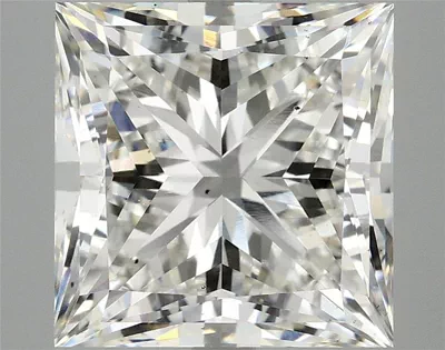 6.10ct G VS2 Rare Carat Ideal Cut Princess Lab Grown Diamond