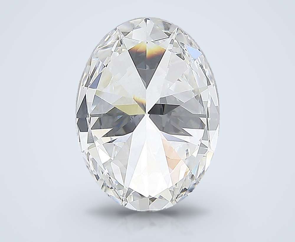 15.06ct G VVS2 Rare Carat Ideal Cut Oval Lab Grown Diamond
