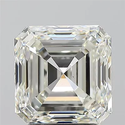 3.01ct J VS2 Excellent Cut Asscher Diamond
