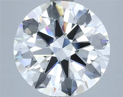 4.01ct H VS2 Rare Carat Ideal Cut Round Diamond